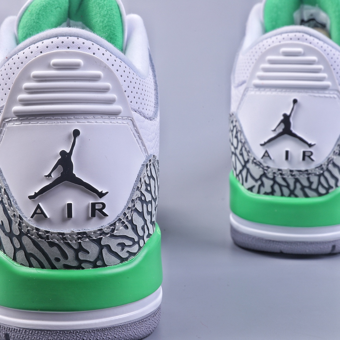 300 加强性价比Air Jordan 3 Retro ”Lucky Green”白绿  CK9646-136