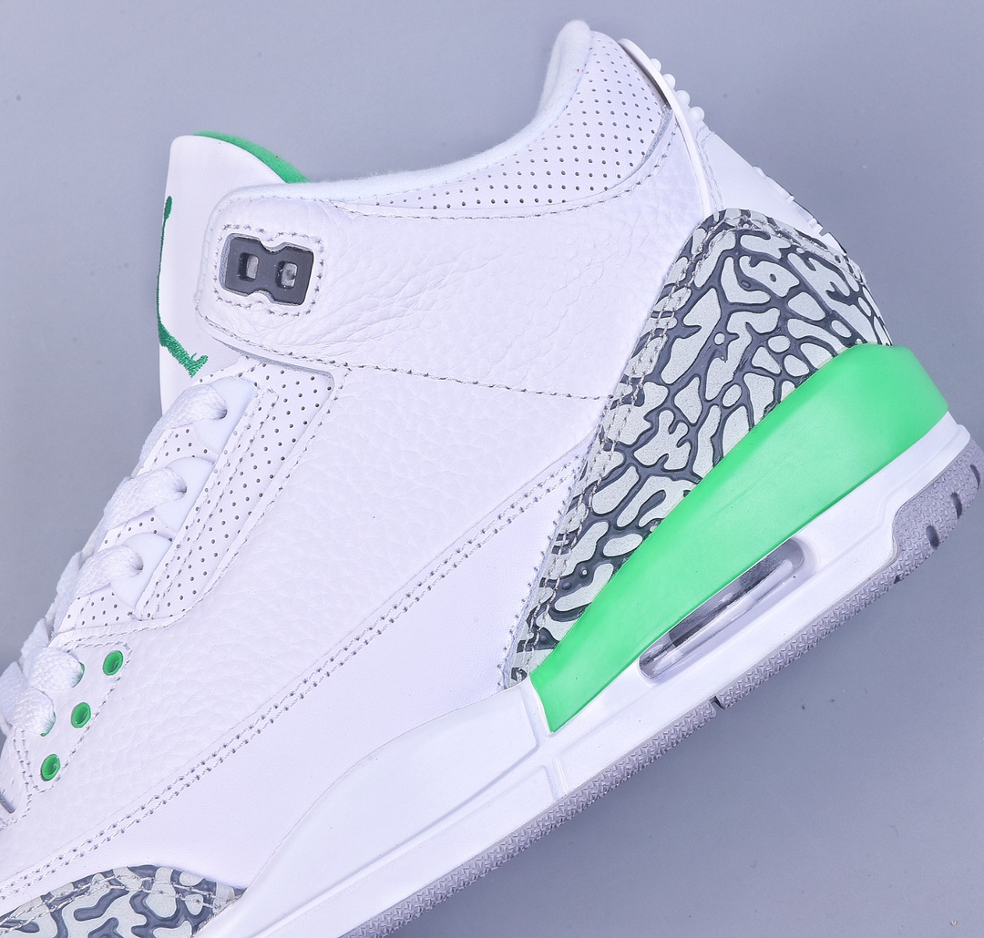 300 加强性价比Air Jordan 3 Retro ”Lucky Green”白绿  CK9646-136