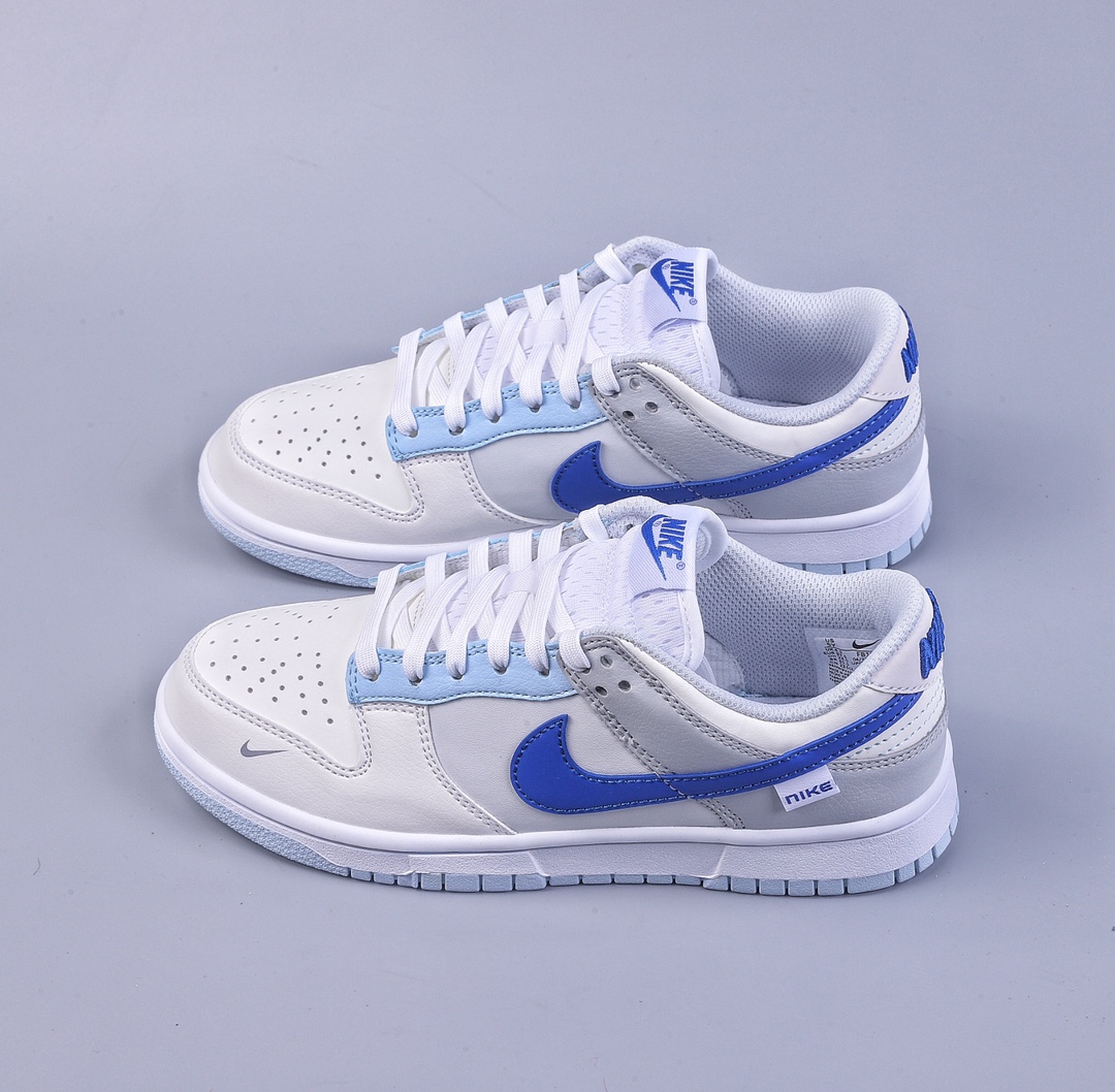 240 S2性价比Nike Dunk Low “Ivory Hyper Royal” 海盐蓝莫兰迪海盐蓝 FB1843-141