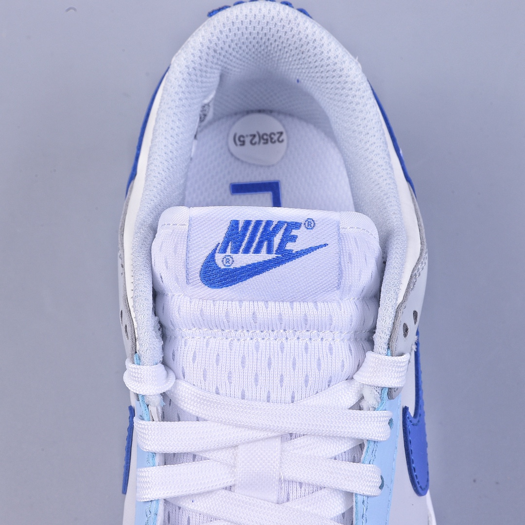 240 S2性价比Nike Dunk Low “Ivory Hyper Royal” 海盐蓝莫兰迪海盐蓝 FB1843-141