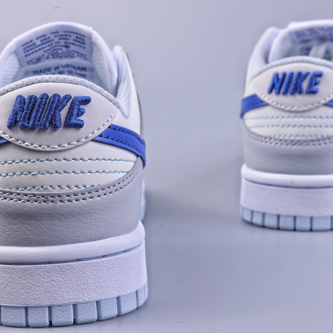 240 S2性价比Nike Dunk Low “Ivory Hyper Royal” 海盐蓝莫兰迪海盐蓝 FB1843-141