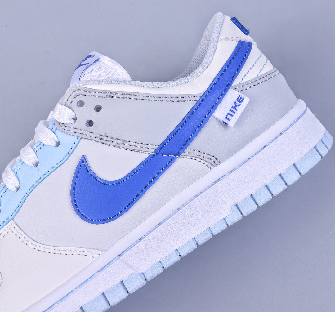 240 S2性价比Nike Dunk Low “Ivory Hyper Royal” 海盐蓝莫兰迪海盐蓝 FB1843-141