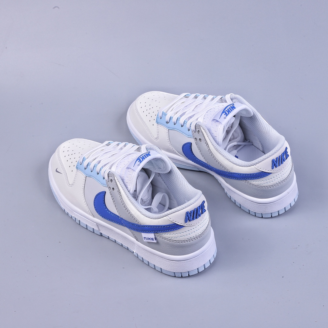 240 S2性价比Nike Dunk Low “Ivory Hyper Royal” 海盐蓝莫兰迪海盐蓝 FB1843-141