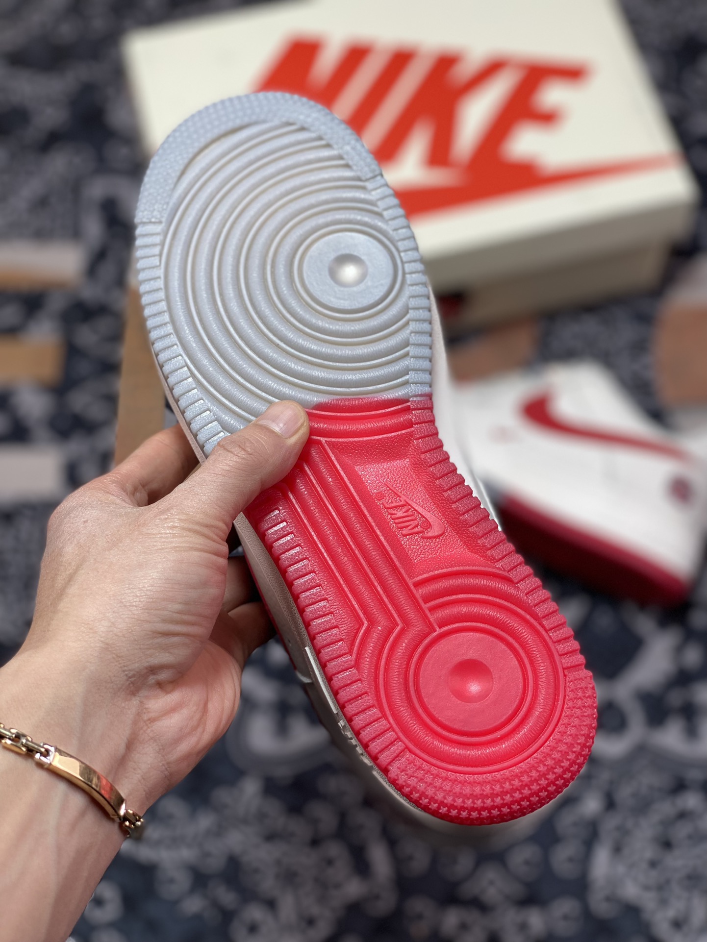 260 Nike Air Force 1’07 QS”Sail/Grey/Red/Toronto Raptors”空军一号CH2608-216