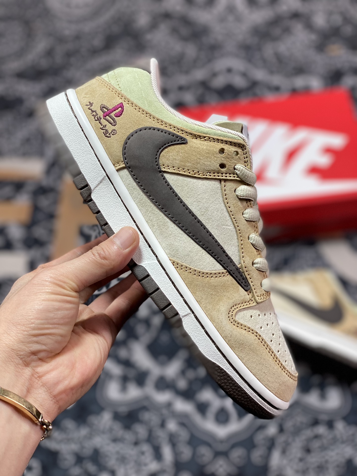 320 原装级别 Nike SB Dunk Low 小麦棕倒钩纯原大厂出品CU1726-666