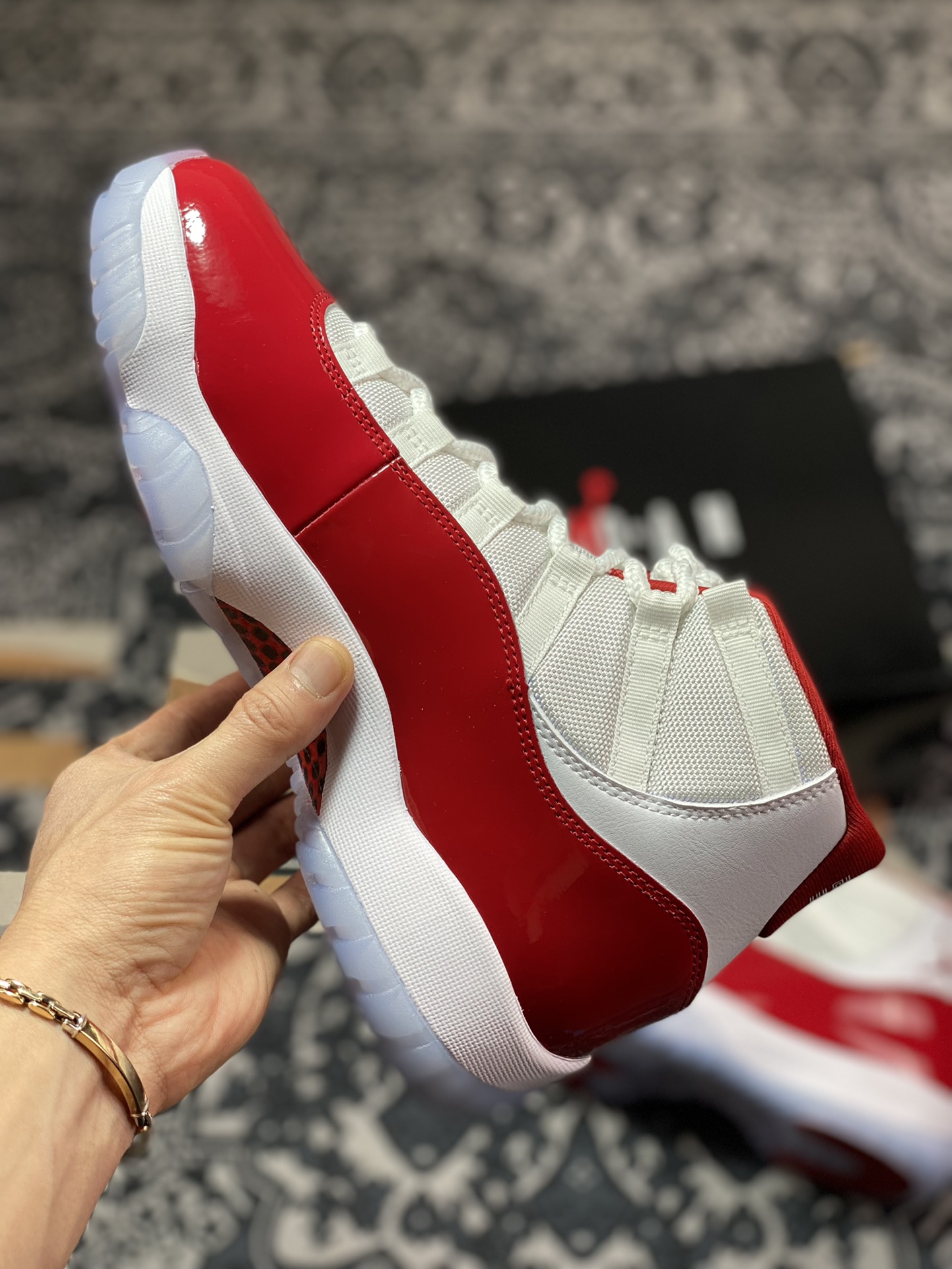 450 纯原【OG纯原】过验/无法鉴定 全网独家 aj11 白红 樱桃 纯原公司