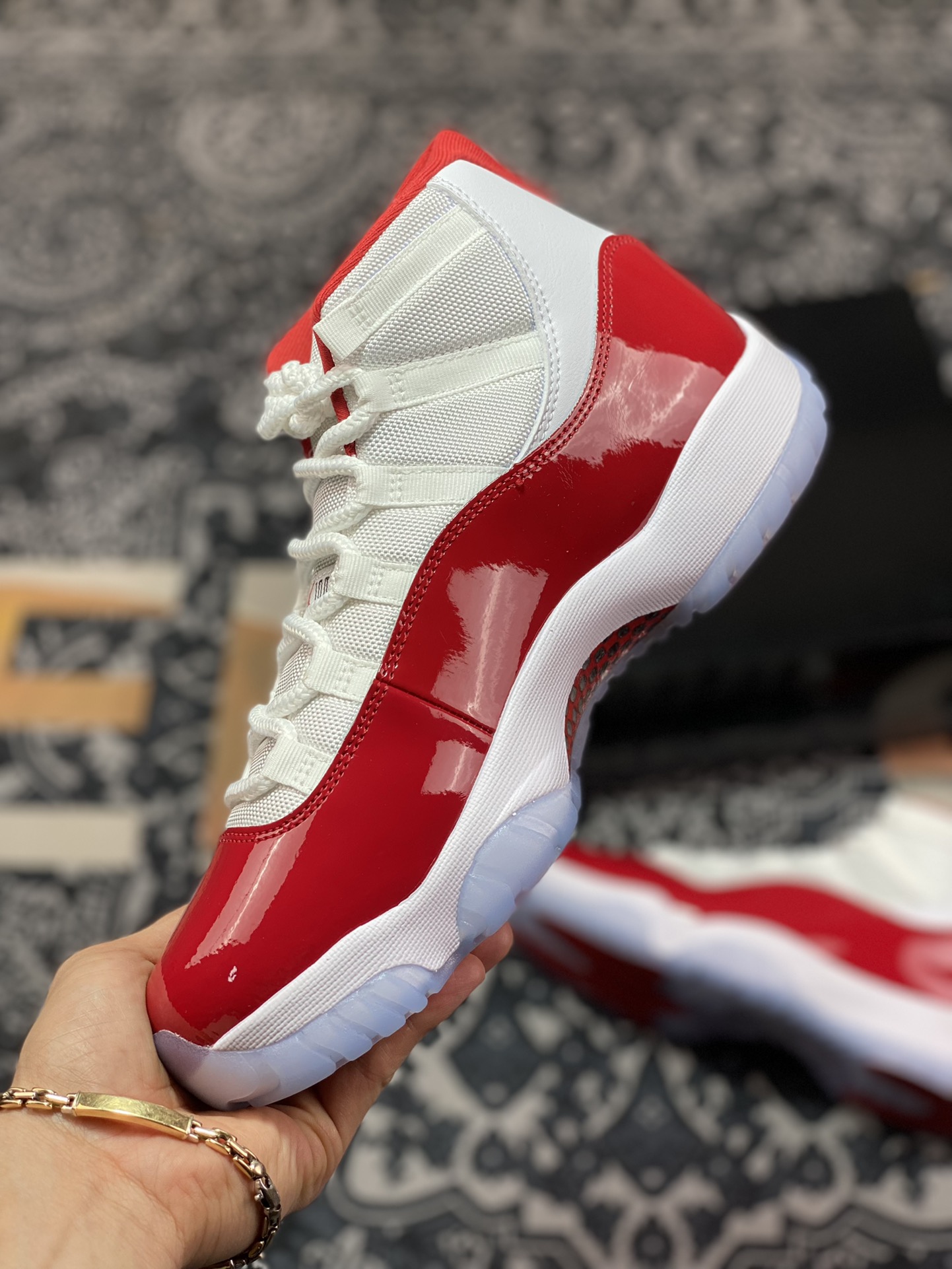 450 纯原【OG纯原】过验/无法鉴定 全网独家 aj11 白红 樱桃 纯原公司