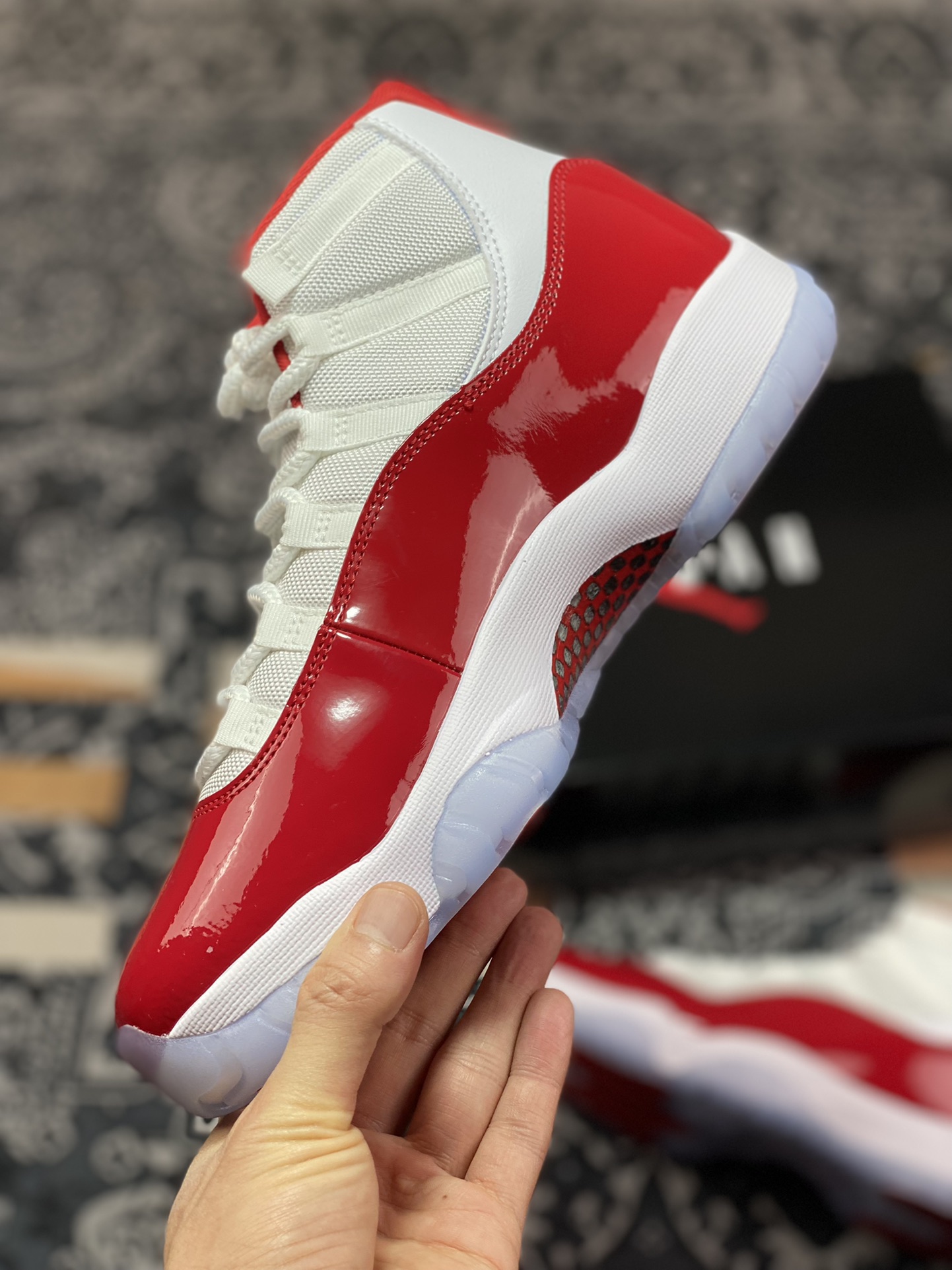 450 纯原【OG纯原】过验/无法鉴定 全网独家 aj11 白红 樱桃 纯原公司