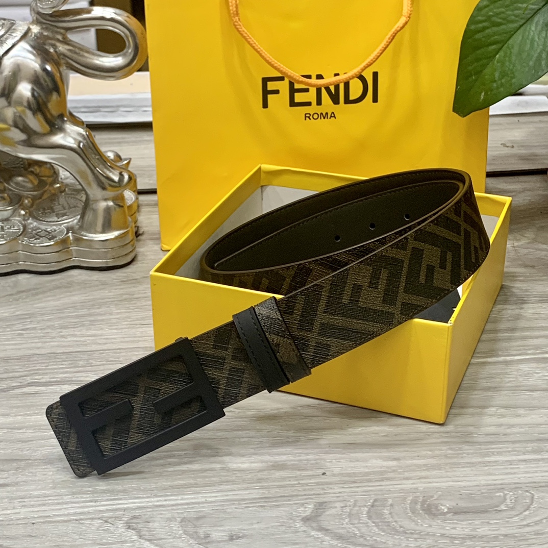 FENDI芬迪专柜同款宽4.0CM双