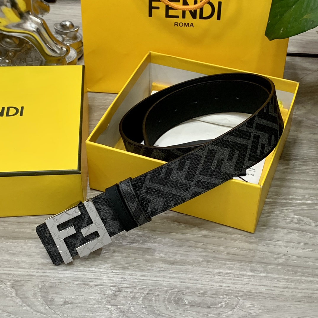 FENDI芬迪专柜同款宽4.0CM双