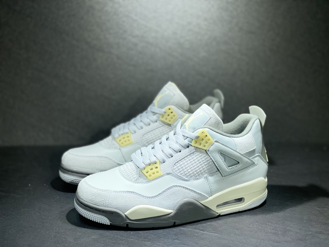 450 Nike Air Jordan 4 aj4 乔4 灰兔子 男子篮球鞋 DV3742-021