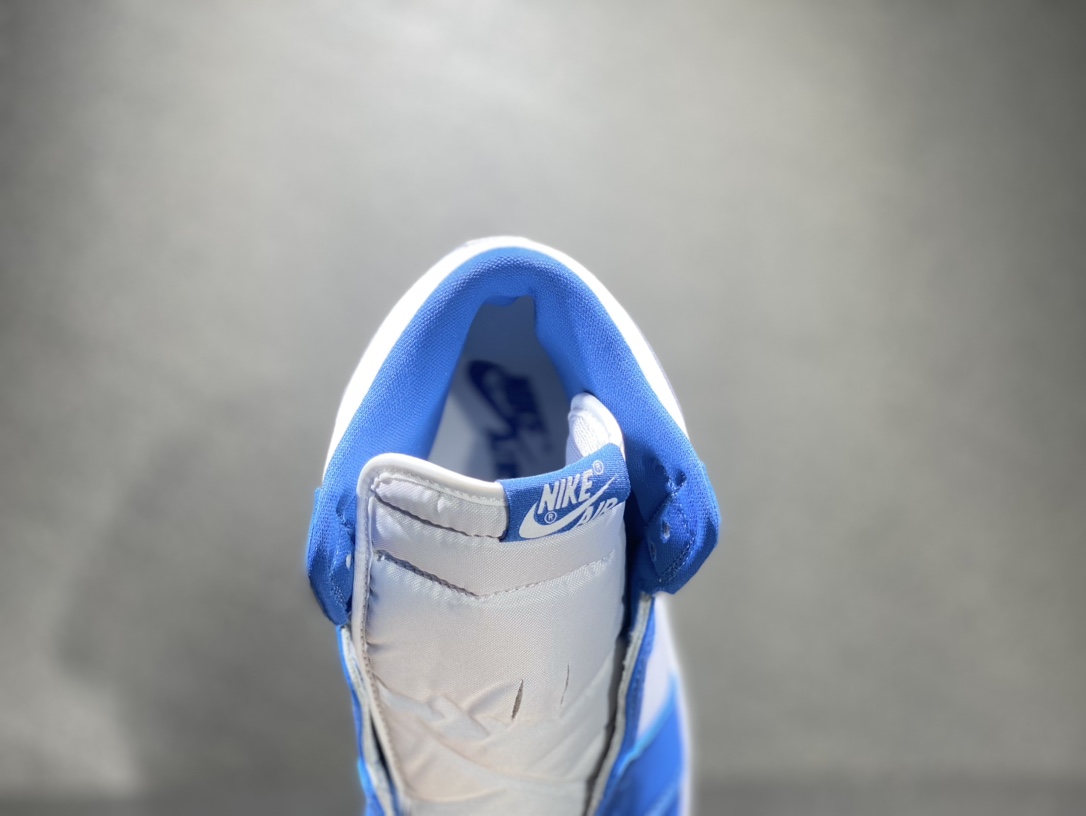 420 Nike Air Jordan 1 high aj1高帮 白灰蓝 男子篮球鞋  DZ5485-410