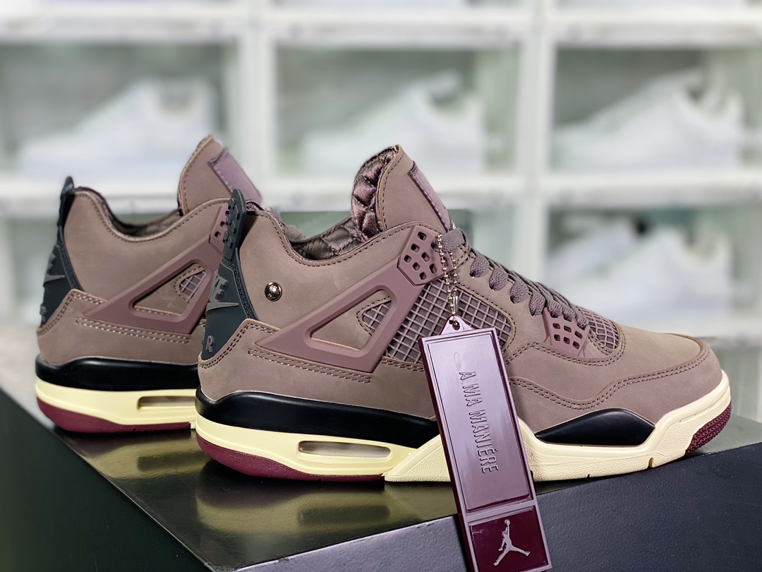 280  Ma Maniére x 【Nike】 Air Jordan 4 Retro SP”Violet Ore”AJ4代中帮篮球鞋DV6773-220