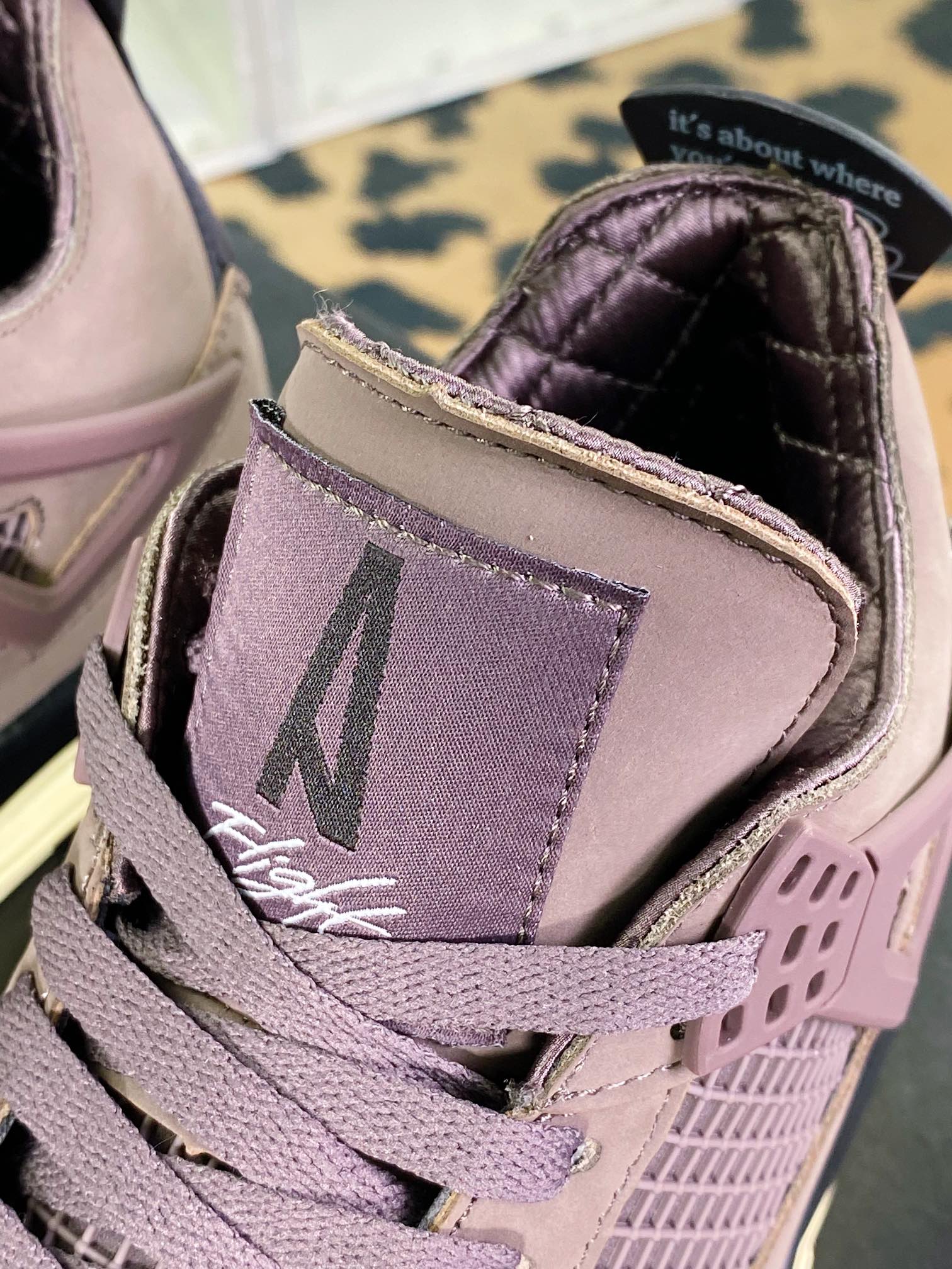 280  Ma Maniére x 【Nike】 Air Jordan 4 Retro SP”Violet Ore”AJ4代中帮篮球鞋DV6773-220