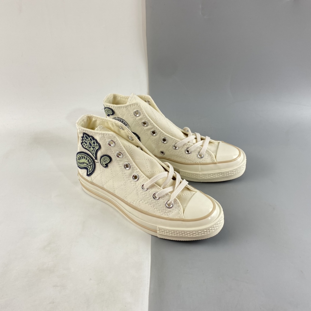 P160 CONVERSE 匡威1970S新款春季限定腰果花男女高帮休闲板鞋 A02764C