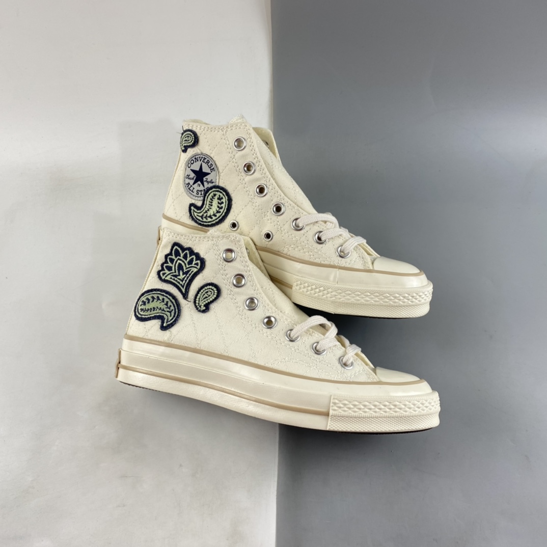 P160 CONVERSE 匡威1970S新款春季限定腰果花男女高帮休闲板鞋 A02764C