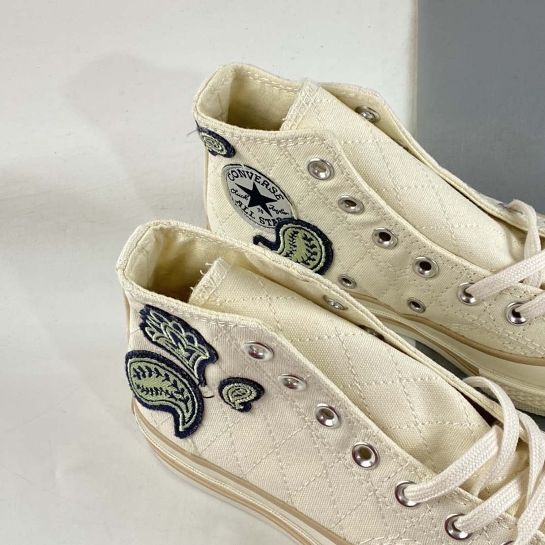 P160 CONVERSE 匡威1970S新款春季限定腰果花男女高帮休闲板鞋 A02764C