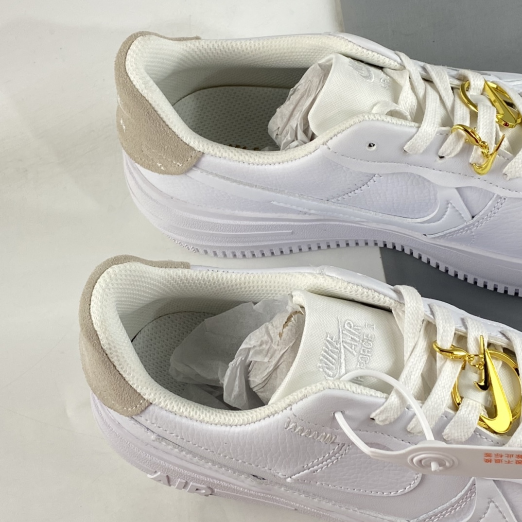 P220 Nike Air Force 1 PLT.AF.ORM "Triple White" 空军一号 FB8473-100