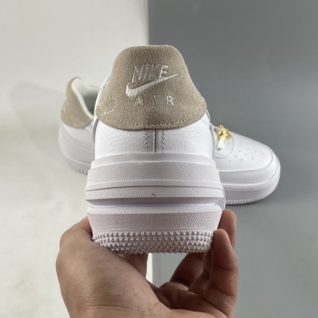 P220 Nike Air Force 1 PLT.AF.ORM "Triple White" 空军一号 FB8473-100