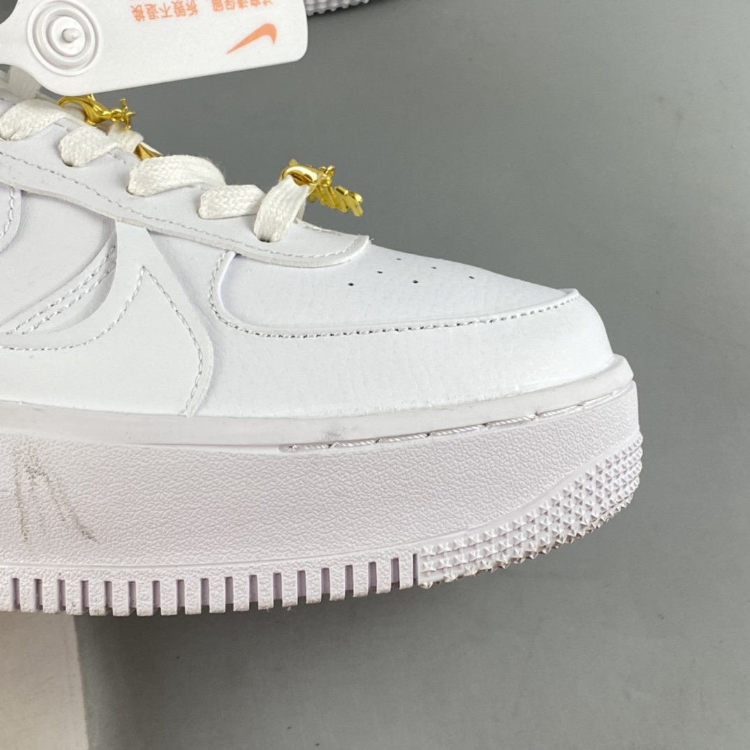 P220 Nike Air Force 1 PLT.AF.ORM "Triple White" 空军一号 FB8473-100