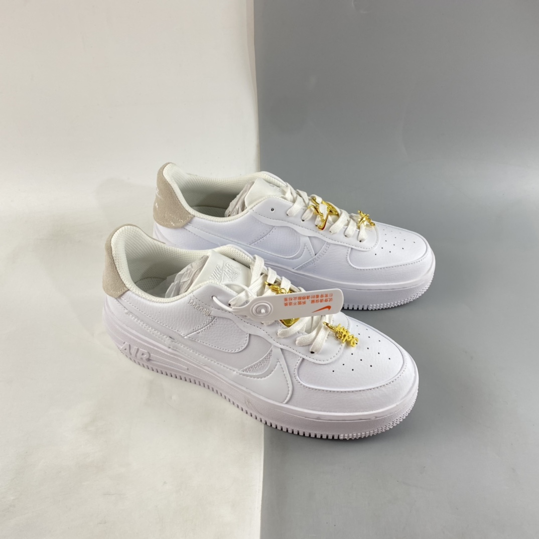 P220 Nike Air Force 1 PLT.AF.ORM "Triple White" 空军一号 FB8473-100