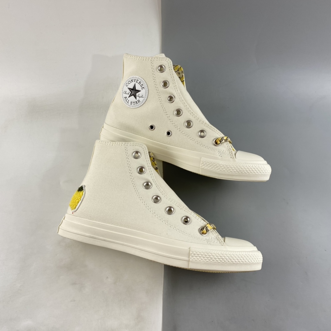 P160 Converse Chuck All Star Peaches 匡威柠檬刺绣厚底增高帆布鞋 A03177C