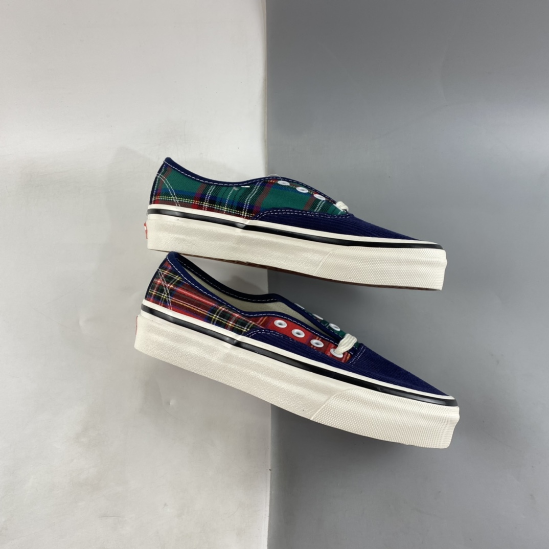 Vans Authentic 44 DX Scottish pattern new color matching VN0A5HZS9FN