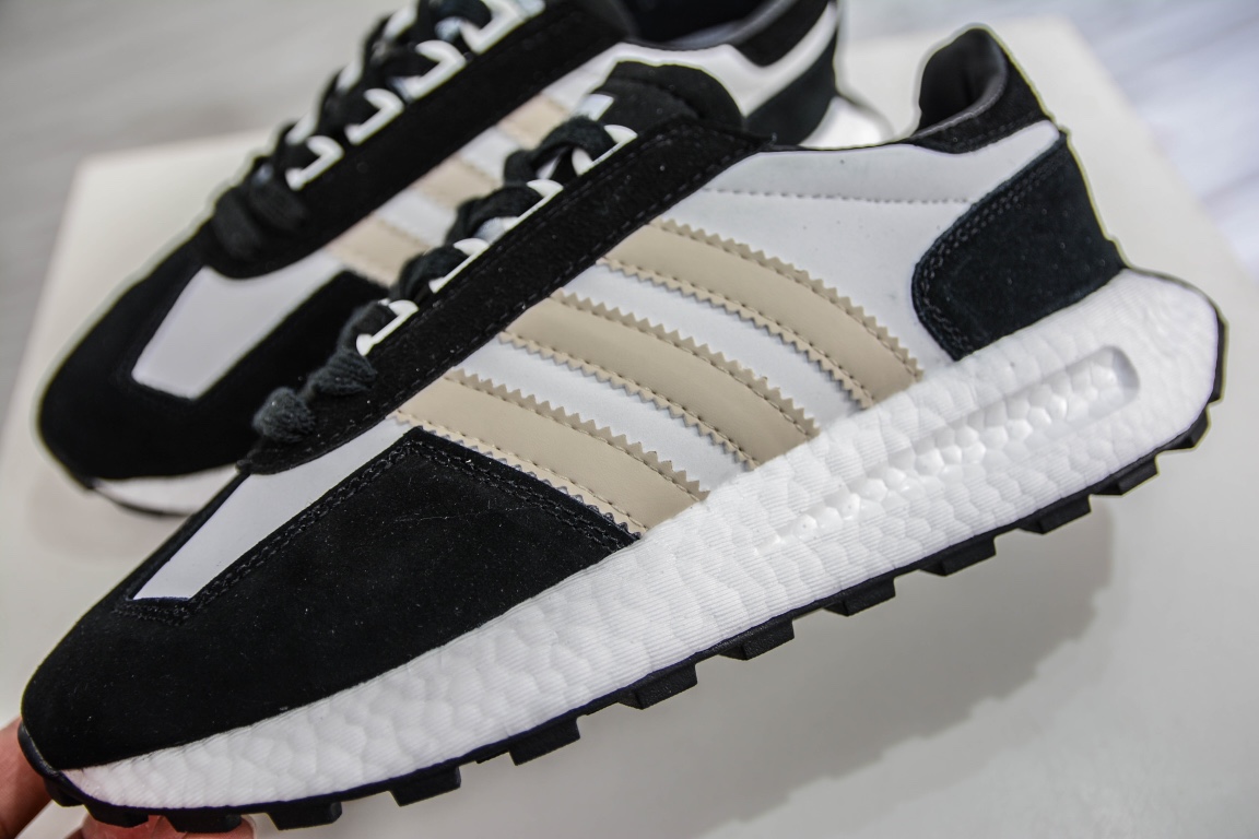 Adidas Originals Retropy E5 White Gray Black Popcorn Midsole IE1937