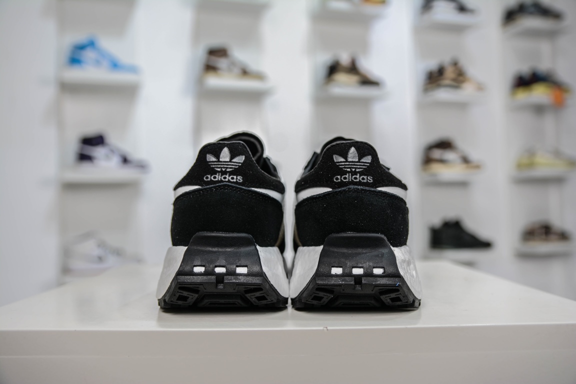 Adidas Originals Retropy E5 White Gray Black Popcorn Midsole IE1937