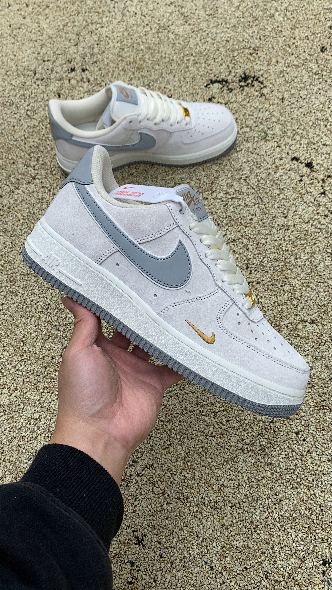 AF1灰麂皮金属low尺码36-45