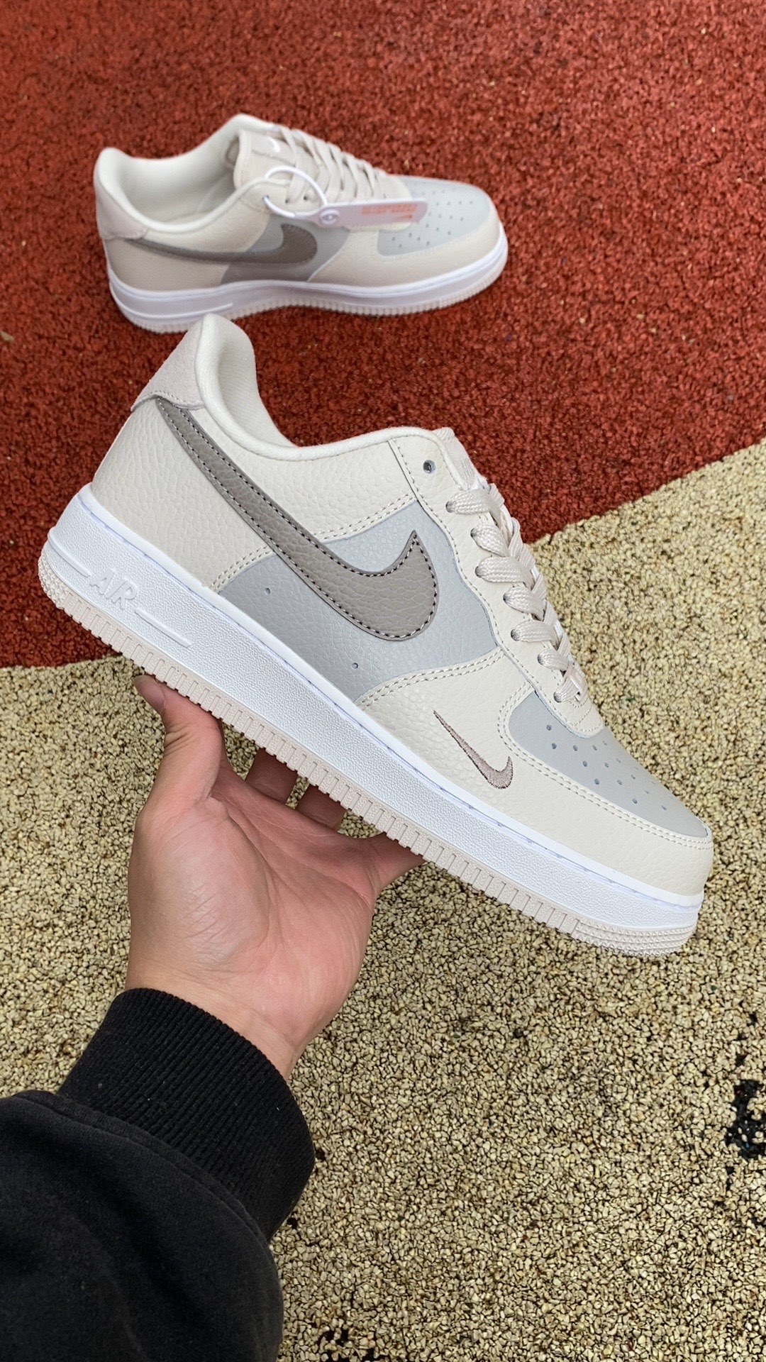 AF1浅灰色low尺码36-46Ni