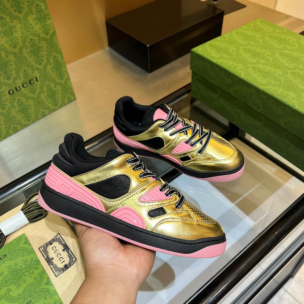 versión alta, 2022Gucci zapatillas de deporte de gama baja versión superior! Nuevo colourway una a u