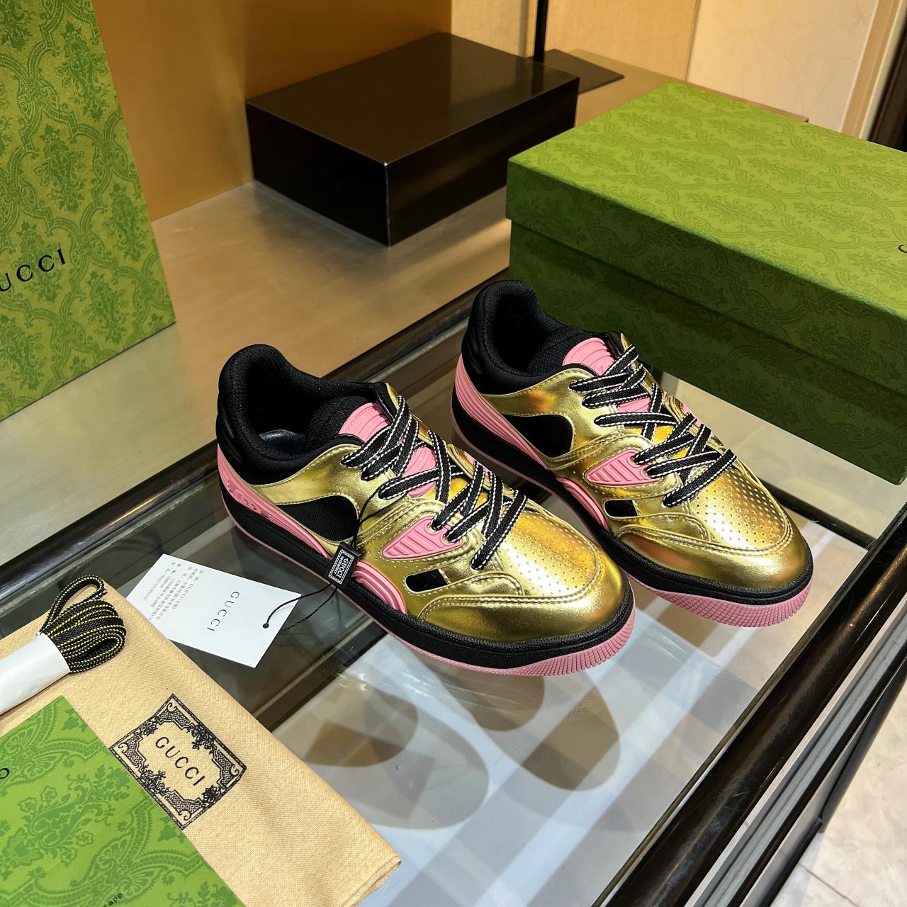 versión alta, 2022Gucci zapatillas de deporte de gama baja versión superior! Nuevo colourway una a u