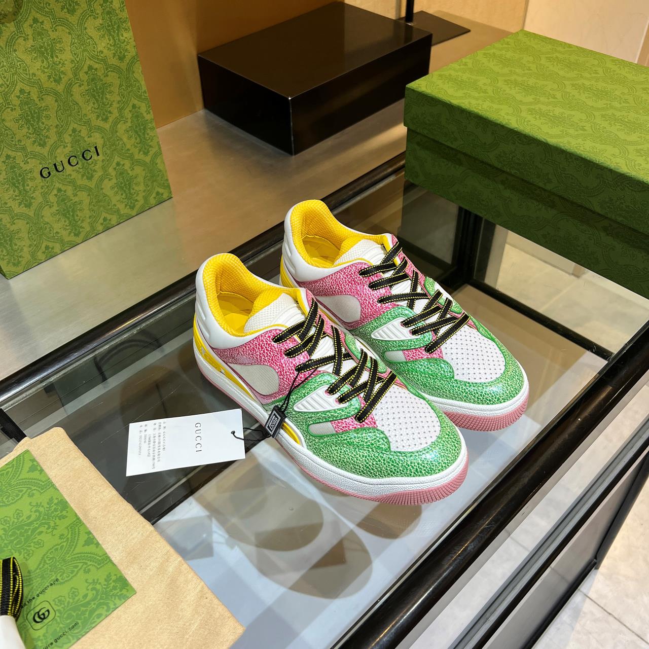 versión alta, 2022Gucci zapatillas de deporte de gama baja versión superior! Nuevo colourway una a u