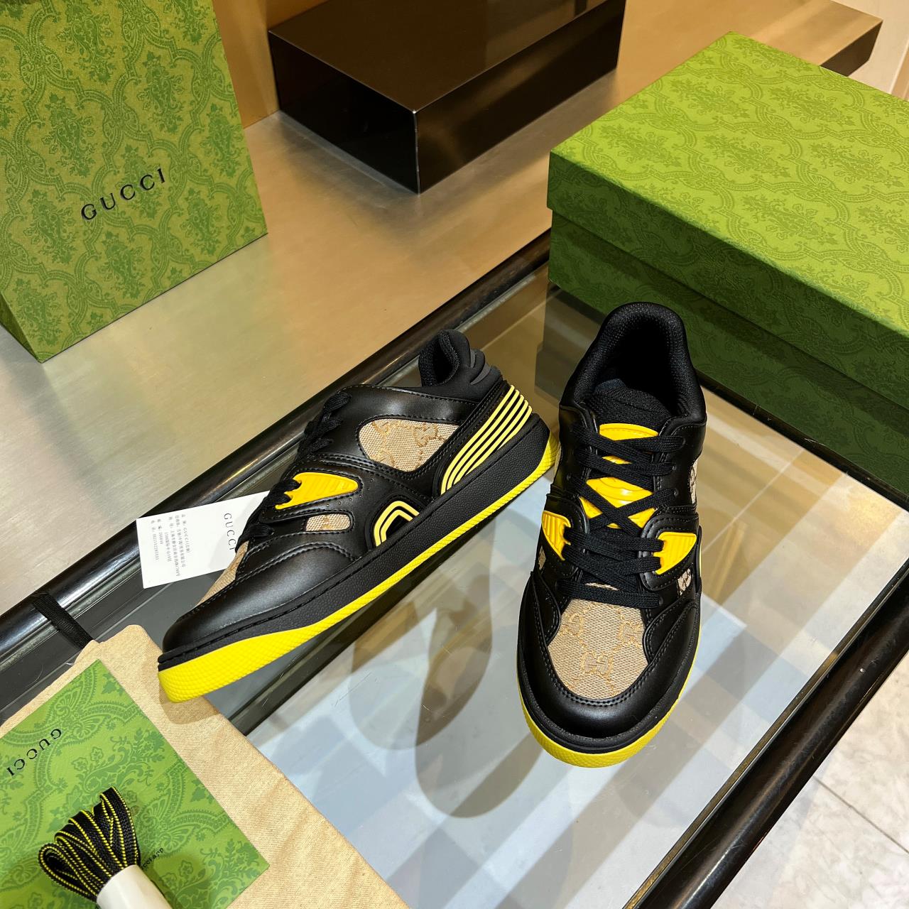 versión alta, 2022Gucci zapatillas de deporte de gama baja versión superior! Nuevo colourway una a u