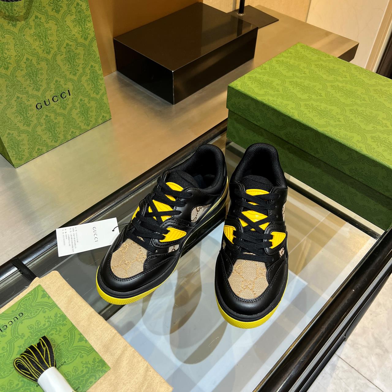 versión alta, 2022Gucci zapatillas de deporte de gama baja versión superior! Nuevo colourway una a u