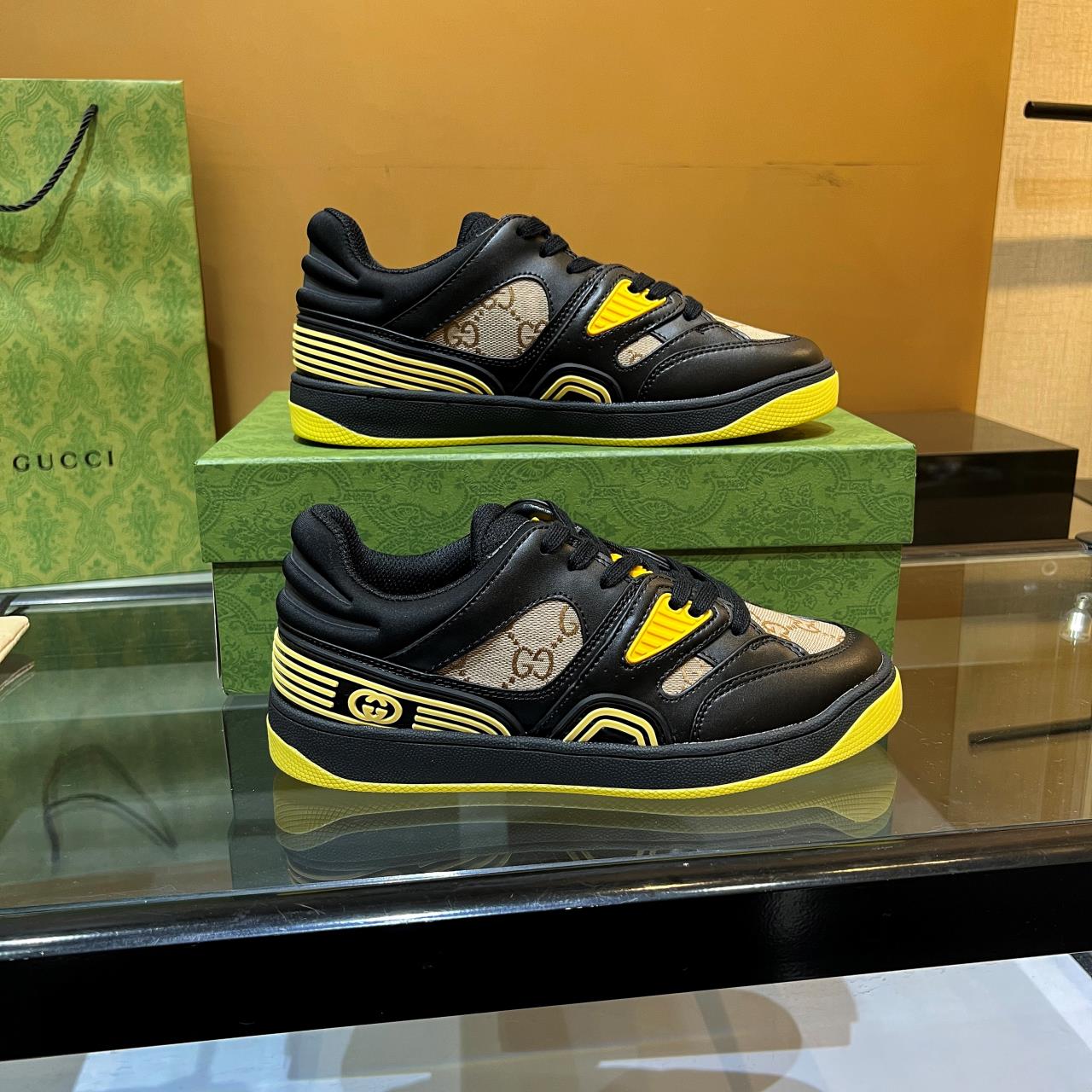 versión alta, 2022Gucci zapatillas de deporte de gama baja versión superior! Nuevo colourway una a u
