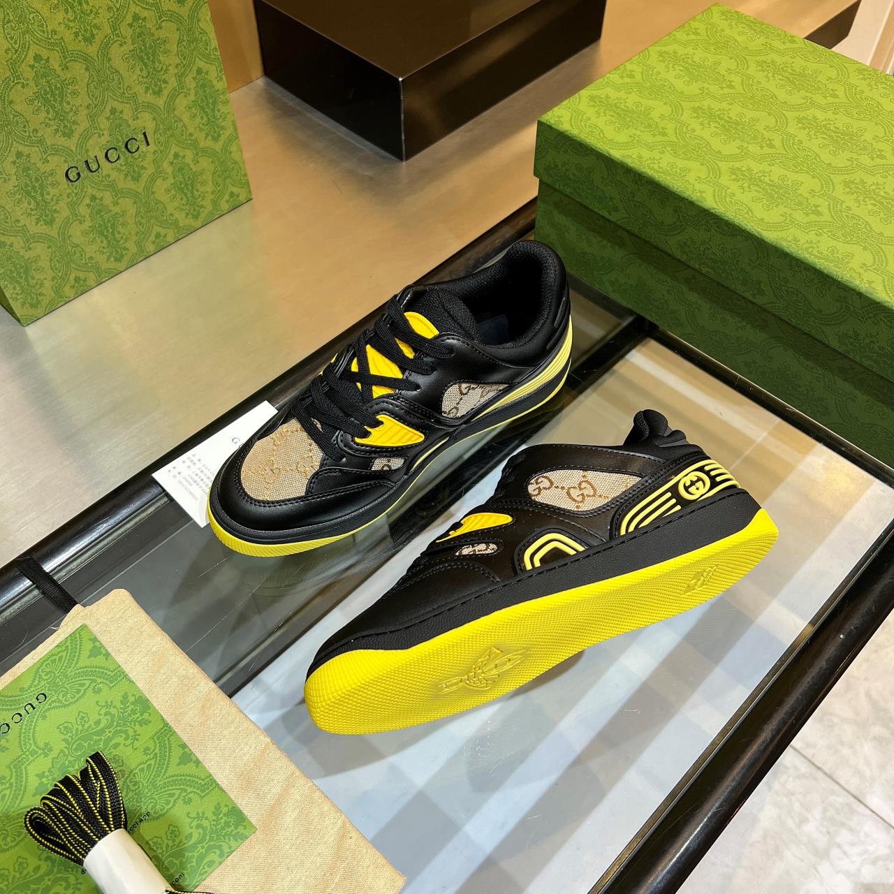versión alta, 2022Gucci zapatillas de deporte de gama baja versión superior! Nuevo colourway una a u