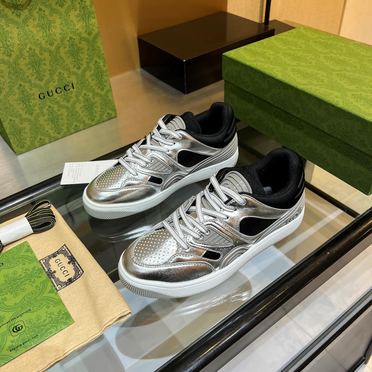 versión alta, 2022Gucci zapatillas de deporte de gama baja versión superior! Nuevo colourway una a u