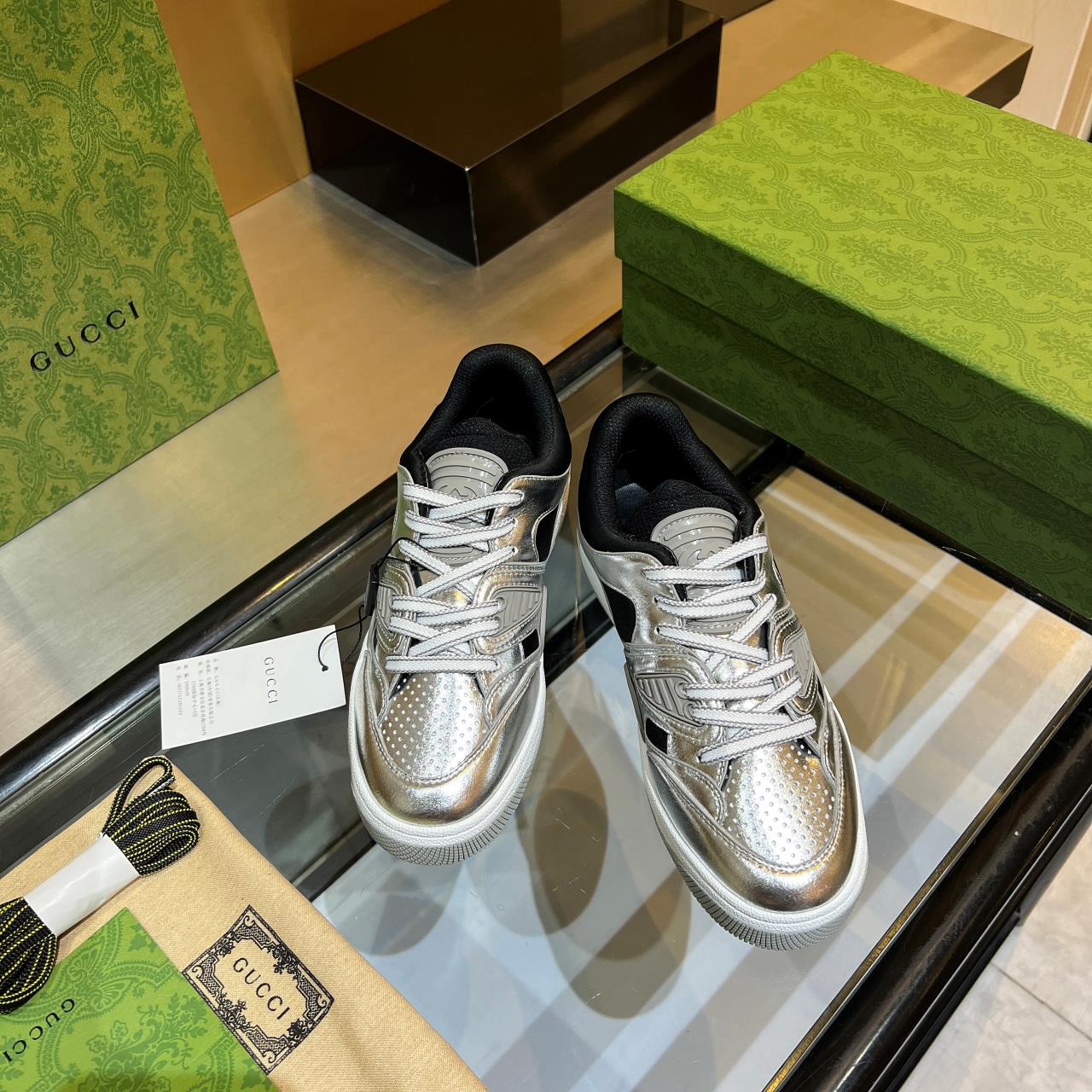 versión alta, 2022Gucci zapatillas de deporte de gama baja versión superior! Nuevo colourway una a u