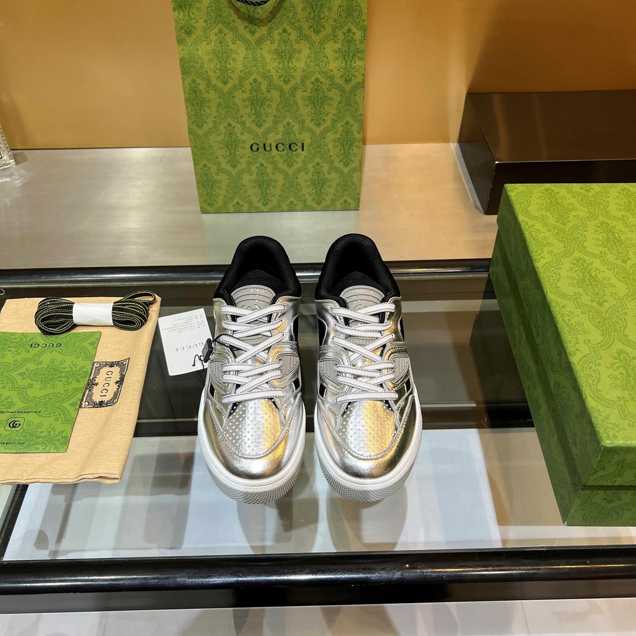 versión alta, 2022Gucci zapatillas de deporte de gama baja versión superior! Nuevo colourway una a u