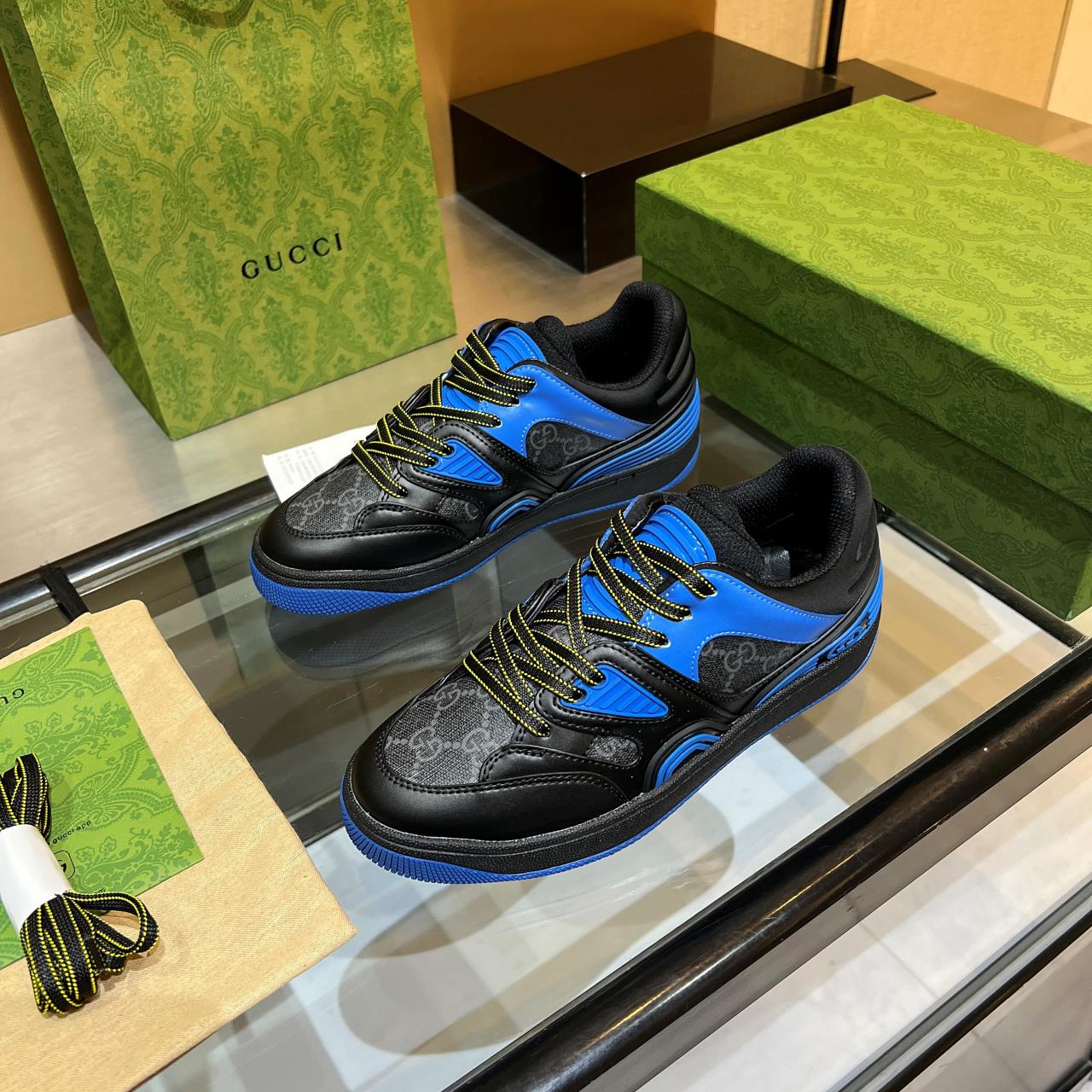 versión alta, 2022Gucci zapatillas de deporte de gama baja versión superior! Nuevo colourway una a u