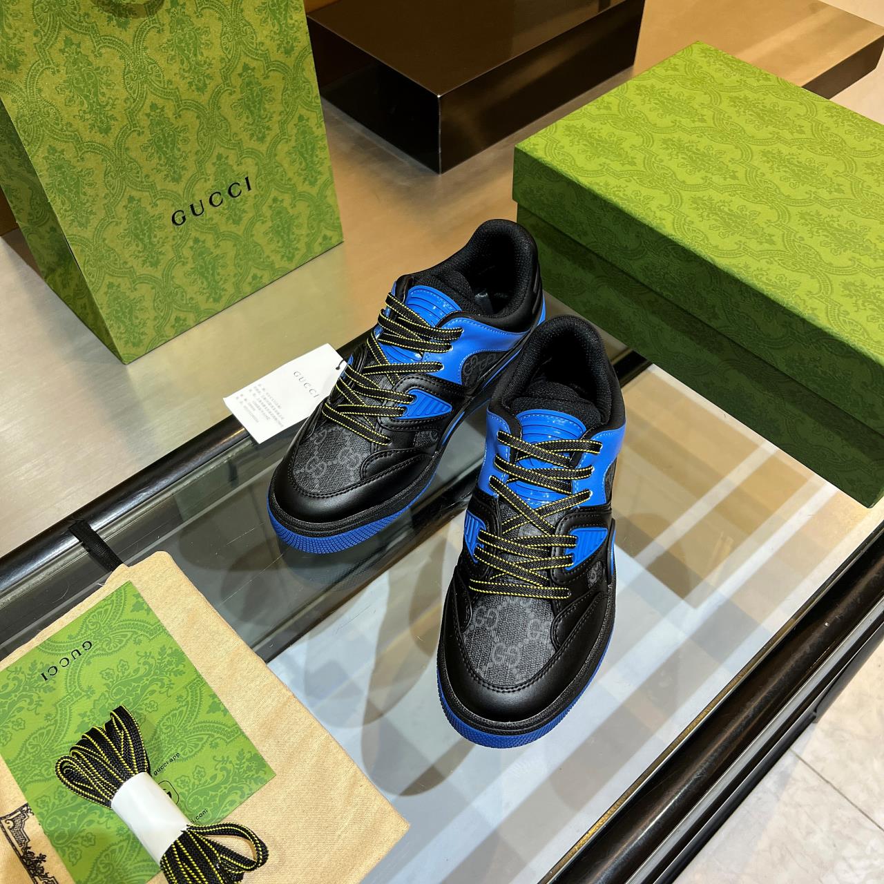 versión alta, 2022Gucci zapatillas de deporte de gama baja versión superior! Nuevo colourway una a u