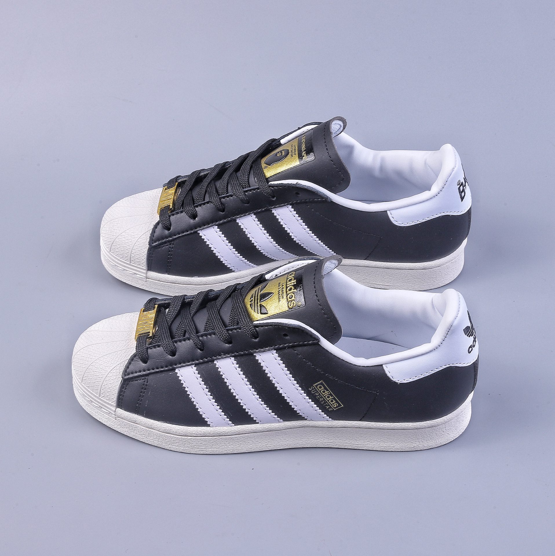 didas Originals Superstar II shell head classic all-match retro sneakers ”white and black” IF2385