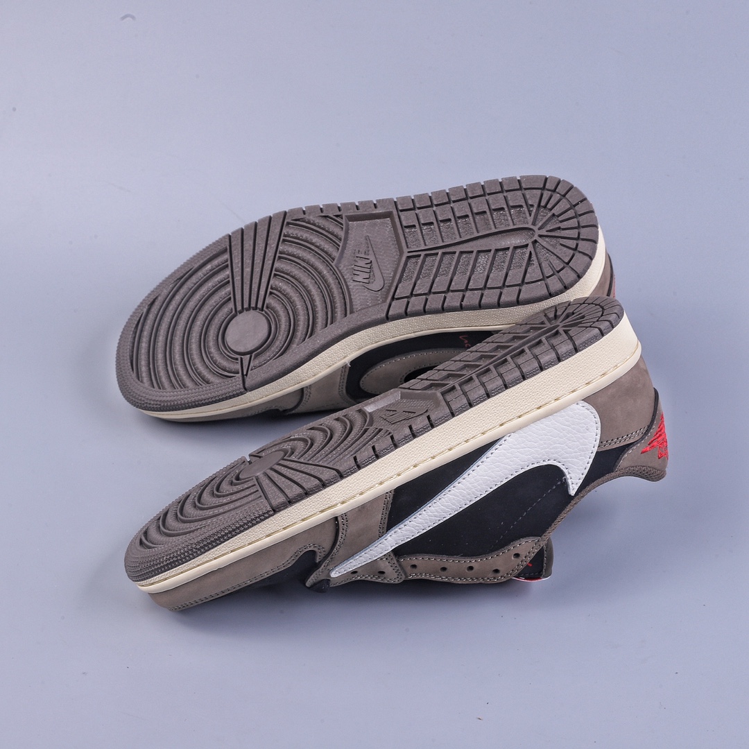 240 L版Travis Scott x Jordan 1 low AJ 1 OG 倒钩  CQ4277-001