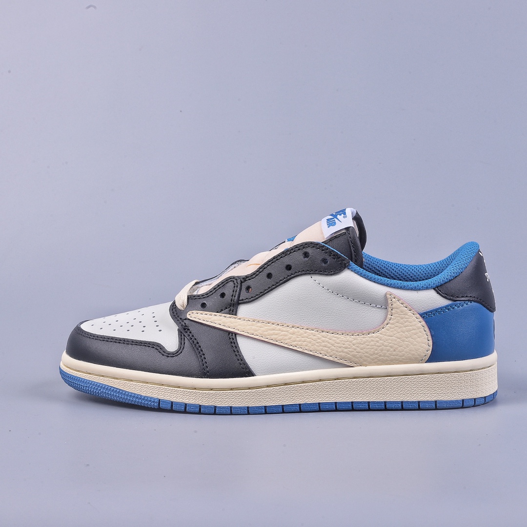 240 L版Fragment x Travis Scott x Air Jordan 1 LowTS 藤原浩三方联名倒钩 DM7866-140