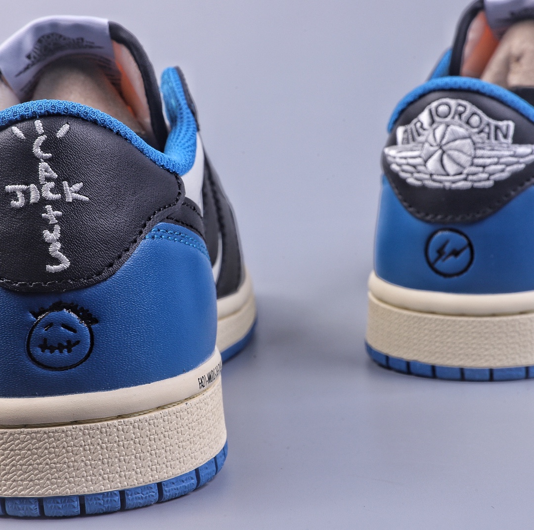 240 L版Fragment x Travis Scott x Air Jordan 1 LowTS 藤原浩三方联名倒钩 DM7866-140