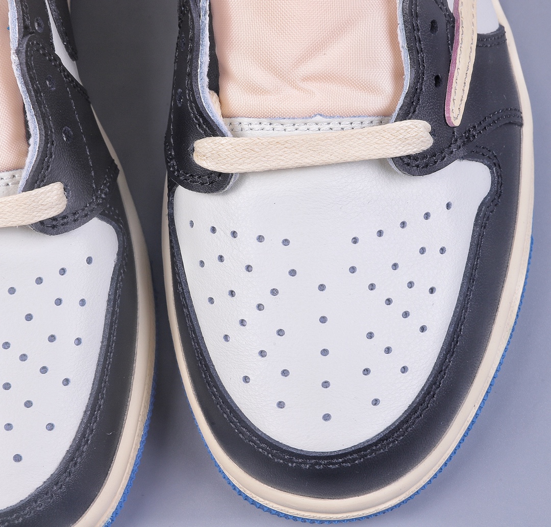 240 L版Fragment x Travis Scott x Air Jordan 1 LowTS 藤原浩三方联名倒钩 DM7866-140