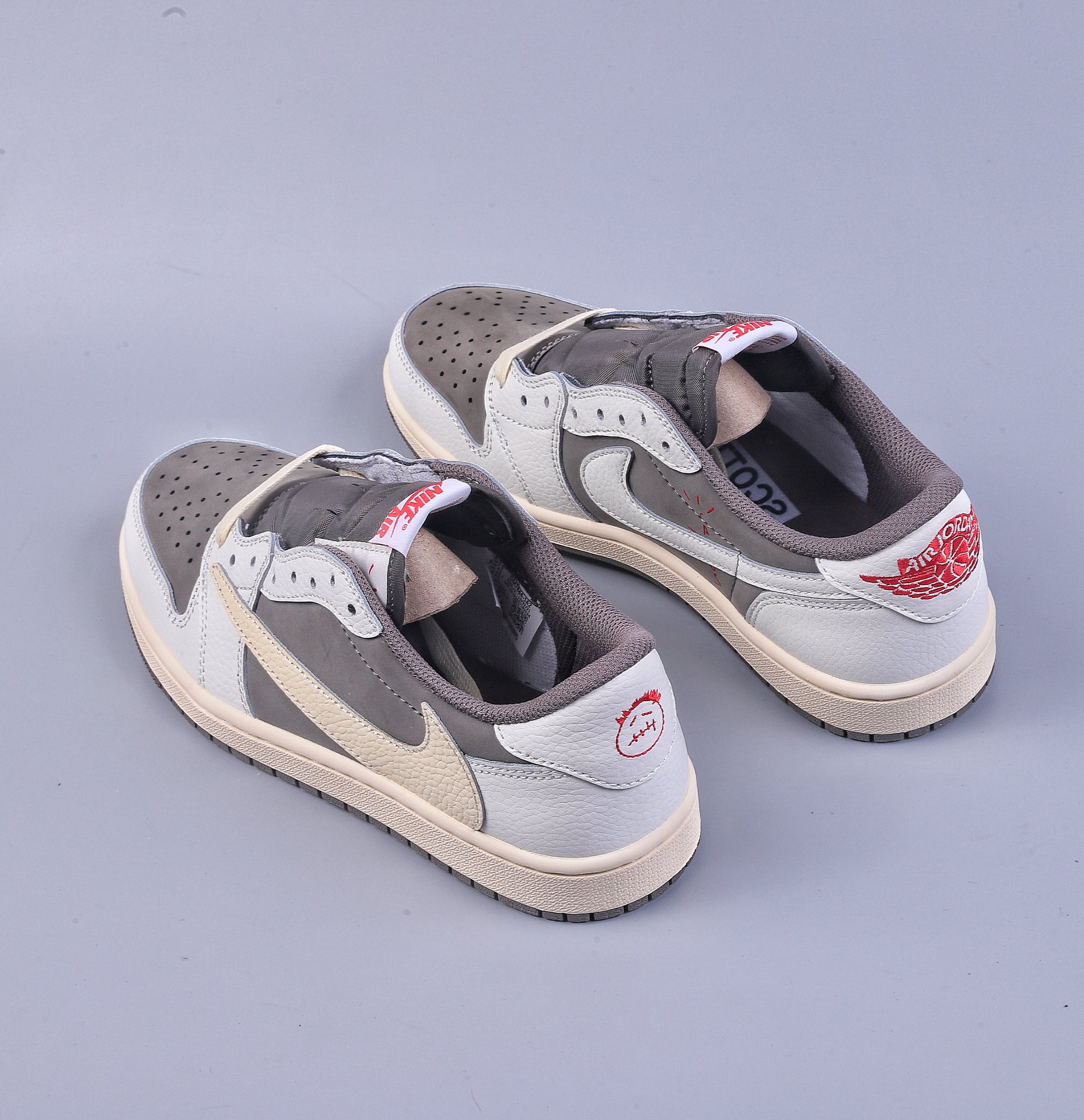 240 L版Travis Scott x Air Jordan AJ1 Low OG SP TS联名白棕倒钩低帮 DM7866-162