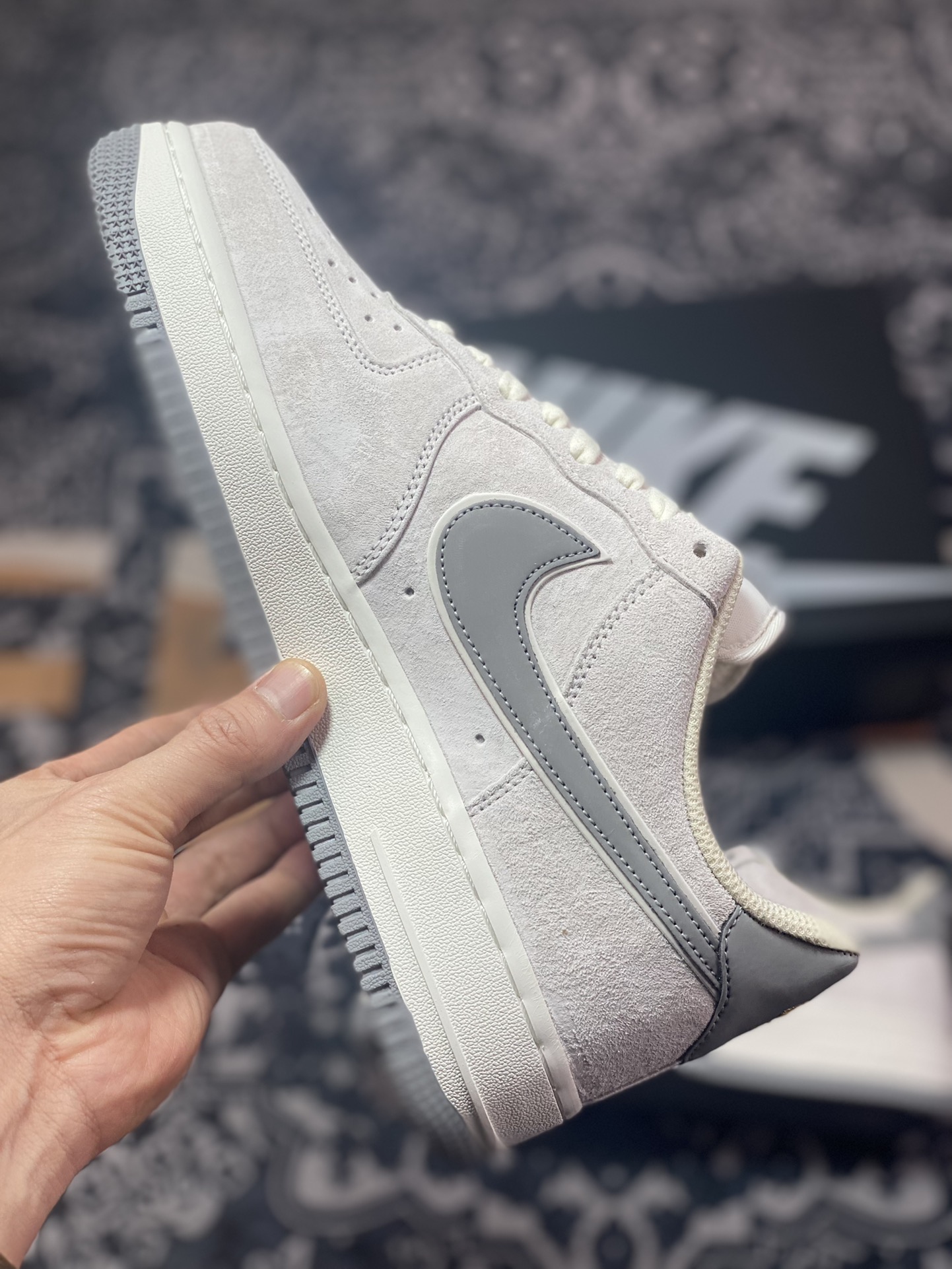 260 Nike Air Force 1′07 Low”Grey/Dark Grey/Gold”空军一号KK5636-610